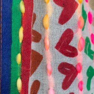 Anthropologie Boho Multicolor Scarf - EUC!